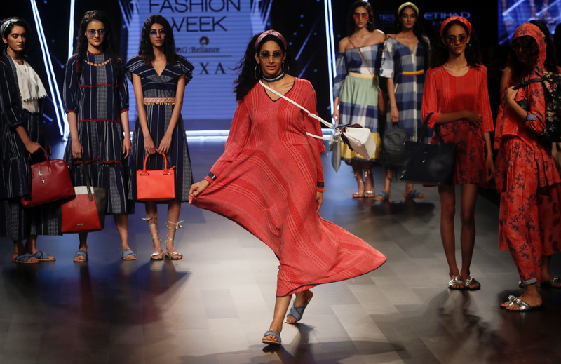 Illustration for article titled Some Dramatic Moments at Lakme Fashion Week